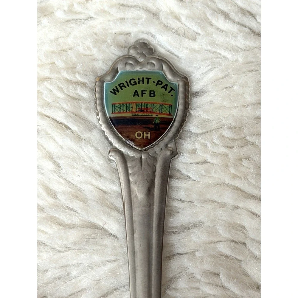 Wright Patterson‎ AFB Air Force Base Ohio Vingage Souvenir Spoon Collectible